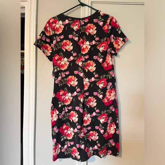 Old Navy L Floral Short Sleeve Knit Tee Dress NWT - Picture 4 of 7